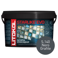 Затирка эпоксидная Litokol Starlike EVO S.140 графит 1 кг L0485190002
