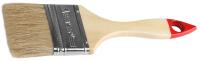 Плоская кисть STAYER Universal 63 мм, 2,5″ светлая натуральная щетина, деревянная ручка 0101-063