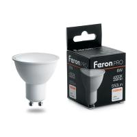 Лампа светодиодная Feron.PRO LB-1608 GU10 8W 175-265V 4000K 38093