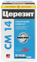 Клей для плитки и керамогранита Церезит CM 14 Extra (класс C2T) 25 кг