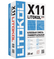 Клей для плитки, керамогранита и камня Litokol X11 EVO 25 кг (класс С1)