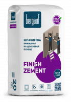 Шпатлевка цементная Bergauf Finish Zement Белая 20 кг