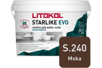Затирка эпоксидная Litokol Starlike EVO S.240 коричневый 1 кг L0499220002