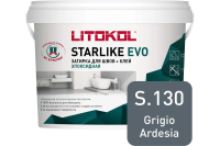 Затирка эпоксидная Litokol Starlike EVO S.130 серый шифер 1 кг L0485180002