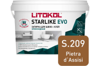 Затирка эпоксидная Litokol Starlike EVO S.209 карамель 2,5 кг L0499210004