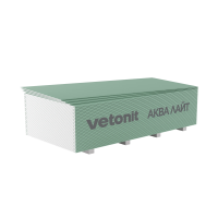 Гипсокартон влагостойкий Vetonit (Gyproc) Аква Лайт 9,5х1200х2000 мм (66)