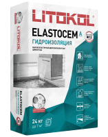 Гидроизоляция Litokol ELASTOcem (комп. А 24 кг) полимерцементная эластичная двухкомпонентная