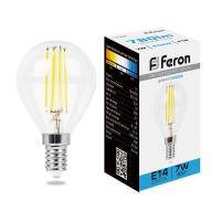 Лампа светодиодная Feron LB-52 Шарик E14 7W 230V 6400K 38221