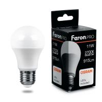 Лампа светодиодная Feron.PRO LB-1011 Шар E27 11W 175-265V 2700K 38029
