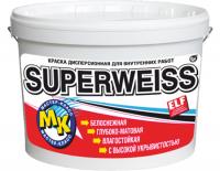Краска водно-дисперсионная SUPERWEISS СУПЕРБЕЛАЯ 14 кг