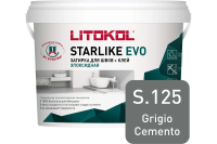 Затирка эпоксидная Litokol Starlike EVO S.125 серый 5 кг L0485170004