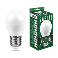 Лампа светодиодная SAFFIT SBG4509 Шарик E27 9W 230V 4000K