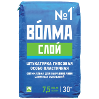 Гипсовая штукатурка Волма Слой белый 30 кг