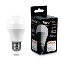 Лампа светодиодная Feron.PRO LB-1011 Шар E27 11W 175-265V 6400K 38031