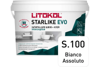 Затирка эпоксидная Litokol Starlike EVO S.100 абсолютно белый 5 кг L0485110004