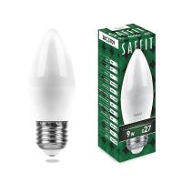 Лампа светодиодная SAFFIT SBC3709 Свеча E27 9W 230V 4000K 55129