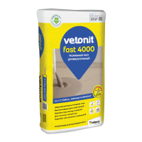 Наливной пол (Ровнитель) Vetonit Fast 4000 универсальный 5-80мм 20 кг (54)