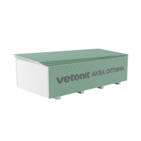 Гипсокартон влагостойкий Vetonit (Gyproc) Аква Оптима Лонг 12,5х1200х3000 мм (50)