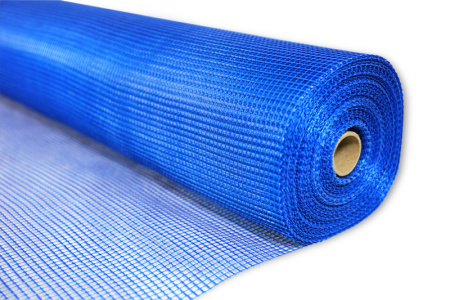 Сетка стеклотканевая Фасадная X-Glass 5x5 мм синяя 160 г/м2 1х50 м (051-160)