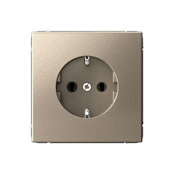 Systeme Electric ArtGallery Шампань Розетка с заземлением, 16А, механизм
