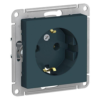 Systeme Electric AtlasDesign Изумруд Розетка с/з, 16А, механизм