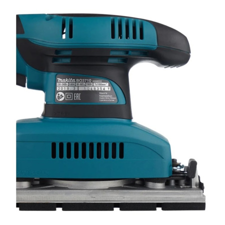 Шлифмашина вибрационная сетевая Makita BO3710, 0,19кВт, 93x185 мм, L кабеля=2м
