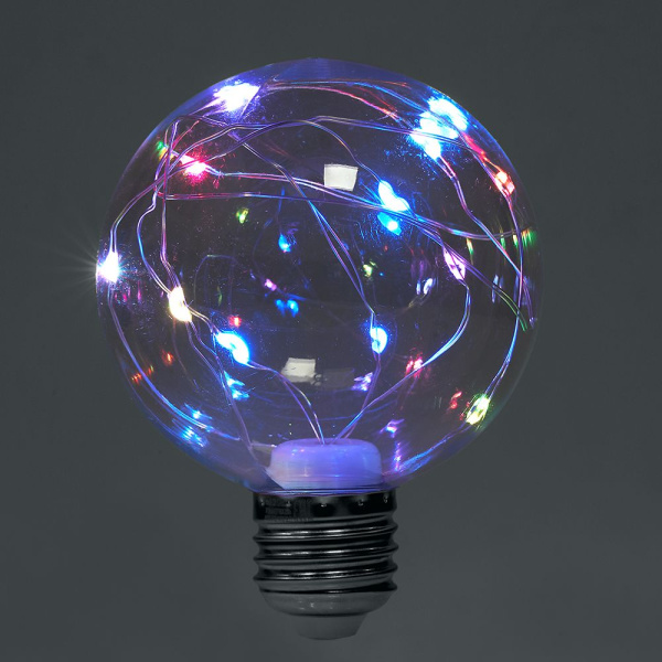 Лампа светодиодная Feron LB-381 E27 3W 230V RGB