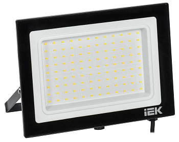 IEK Черный Прожектор LED СДО 06-100 IP65 6500 K