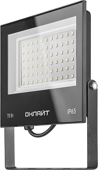 Прожектор светодиодный 61 950 OFL-70-6K-BL-IP65-LED 70Вт 6000К IP65 5600лм черн. ОНЛАЙТ 61950