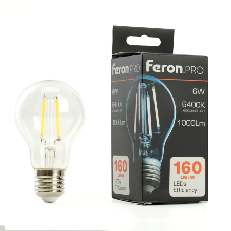 Лампа светодиодная Feron.PRO LB-1106 Шар E27 1000LM 6W 175-265V 6400K