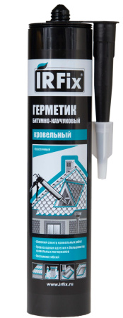 Герметик кровельный битумно-каучуковый IRFix черный 310 мл