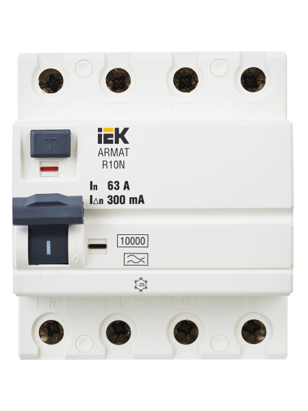 IEK ARMAT ВДТ R10N 4P 63А 300мА тип A