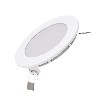 Светильник светодиодный Slim 6Вт 4000К IP20 400лм 220-240В ДВО круг бел. GAUSS 939111206
