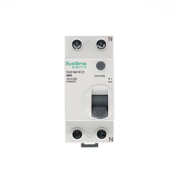 Systeme Electric City9 Set Выключатель дифференциального тока (ВДТ) 40А 2P 100мА Тип-AC 230В