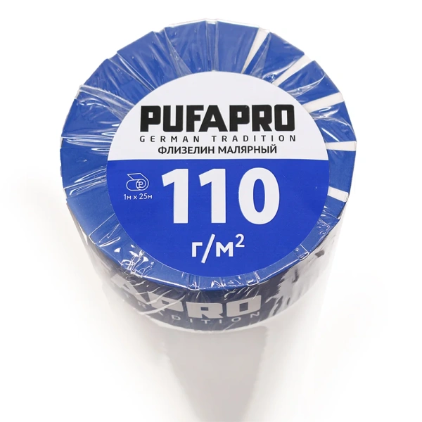 Малярный флизелин PUFAPRO 110 г/м2, 1х25м (12) 0775045