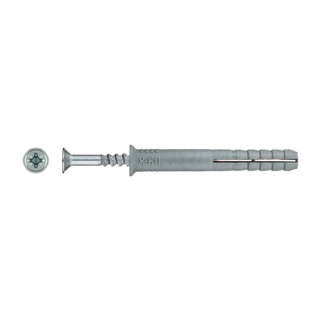 Дюбель-гвоздь Tech-Krep SM-L 8х60 мм с потайной манжетой (100 шт.)