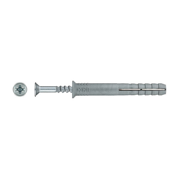 Дюбель-гвоздь Tech-Krep SM-L 8х60 мм с потайной манжетой (100 шт.)