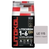 Затирка цементная Litokol Litochrom 1-6 EVO LE.115 светло-серый 2 кг с противогрибковыми свойствами