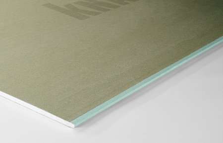 Гипсокартон Knauf ГСП-Н3 2500x1200х9.5 мм влагостойкий (68)