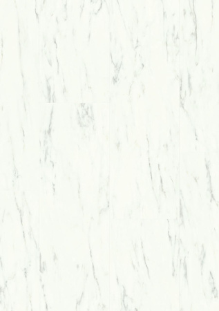 Виниловый ламнат Quick Step Livyn Ambient Glue Plus AMGP40136 Мрамор каррарский белый