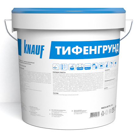 Грунтовка глубокого проникновения Knauf Тифенгрунд Мороз "Tiefengrund" 10 кг (33)