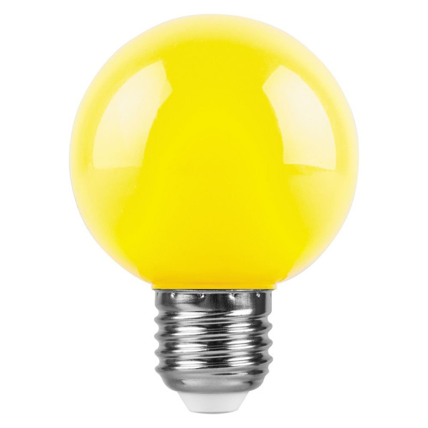 Лампа светодиодная Feron LB-371 Шар E27 3W 230V желтый 25904