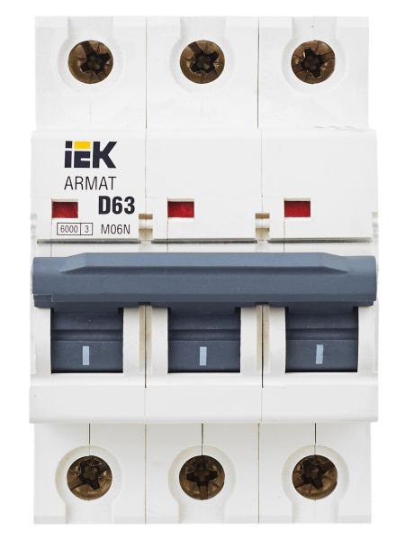 IEK ARMAT Автоматический выключатель M06N 3P D 63А