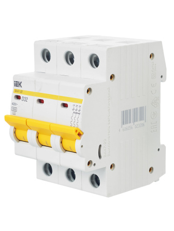 IEK KARAT Автоматический выключатель ВА47-29 3Р 32А 4,5кА х-ка D