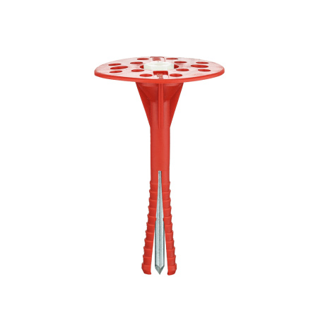 Дюбель для теплоизоляции Tech-Krep IZL-T 10х100 мм с металлическим гвоздем и термоголовкой