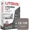 Затирка цементная Litokol Litochrom 1-6 EVO LE.130 серый 25 кг с противогрибковыми свойствами