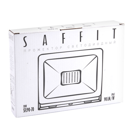 Светодиодный прожектор SAFFIT SFL90-70 IP65 70W 6400K черный