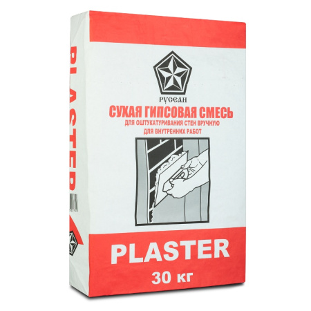 Штукатурка гипсовая Русеан Plaster 30 кг (65|50)
