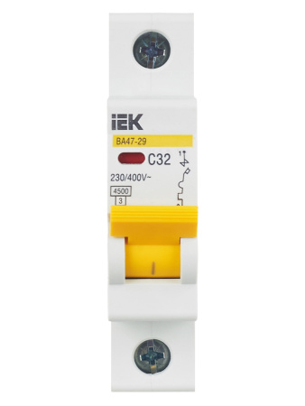IEK KARAT Автоматический выключатель ВА47-29 1Р 32А 4,5кА х-ка С