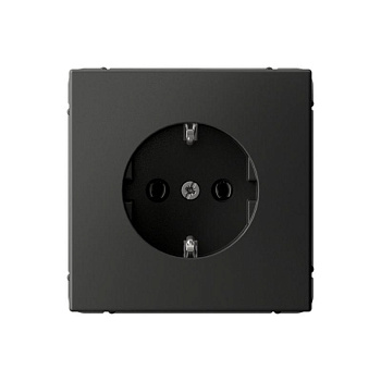 Systeme Electric ArtGallery Базальт Розетка с заземлением, 16А, механизм